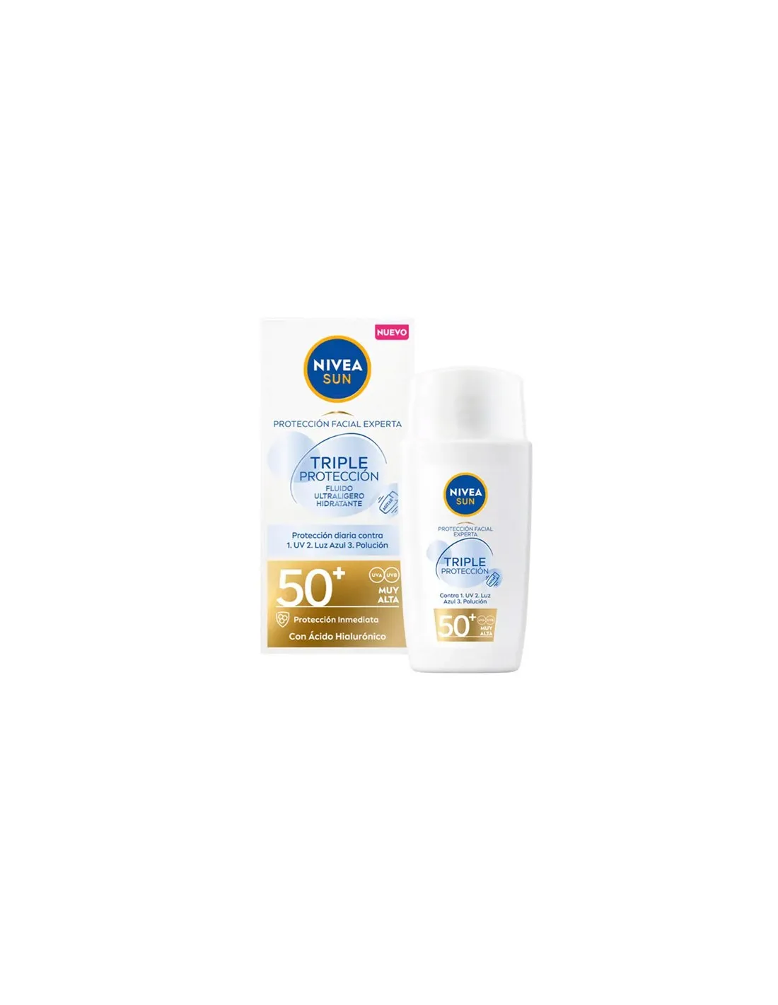 Nivea Sun Triple Proteccion Fluido Ultraleggero Facial Spf50 40ml