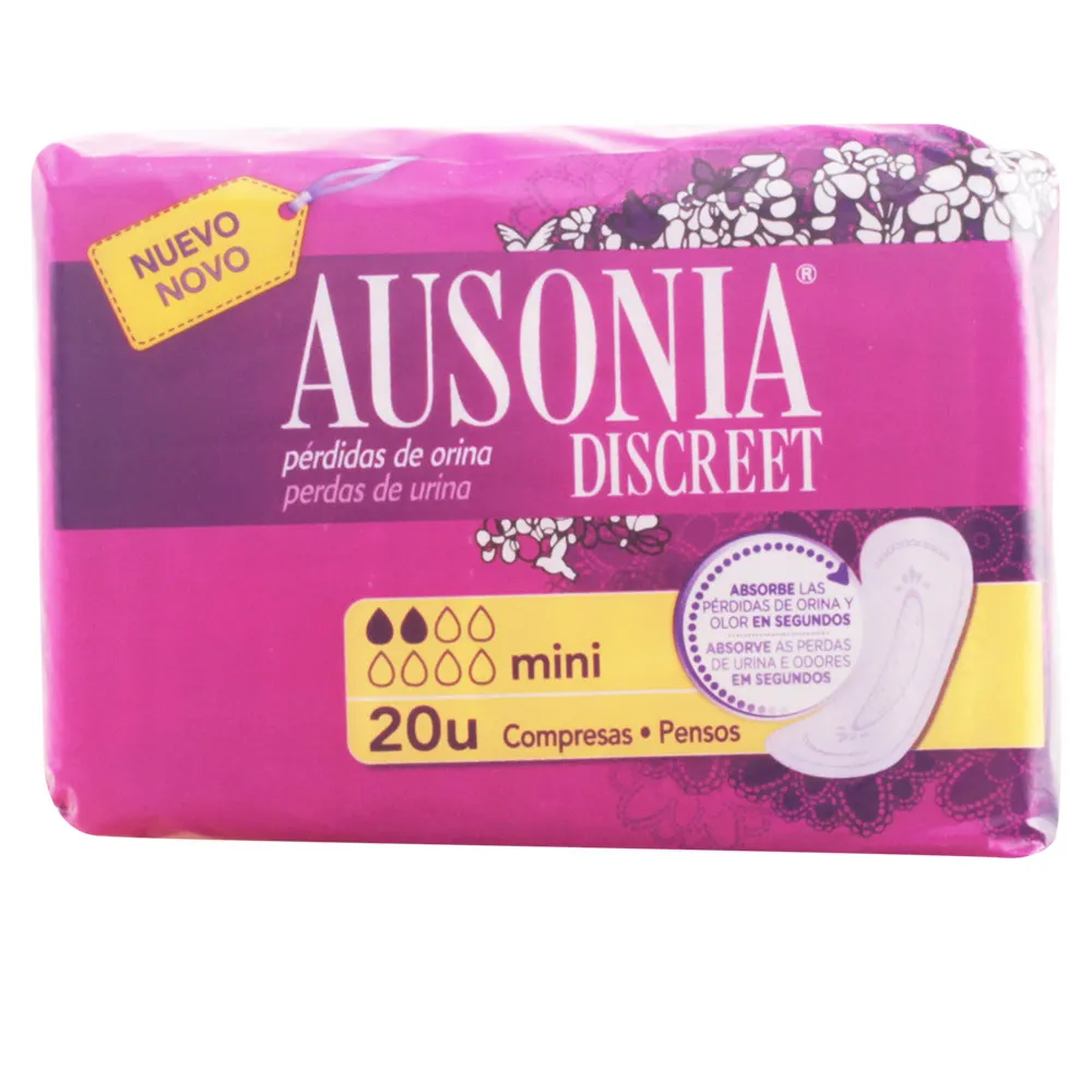 Ausonia Discreet Mini Sanitary Towels 20 Units Ausonia Discreet Mini Sanitary Towels 20 Units