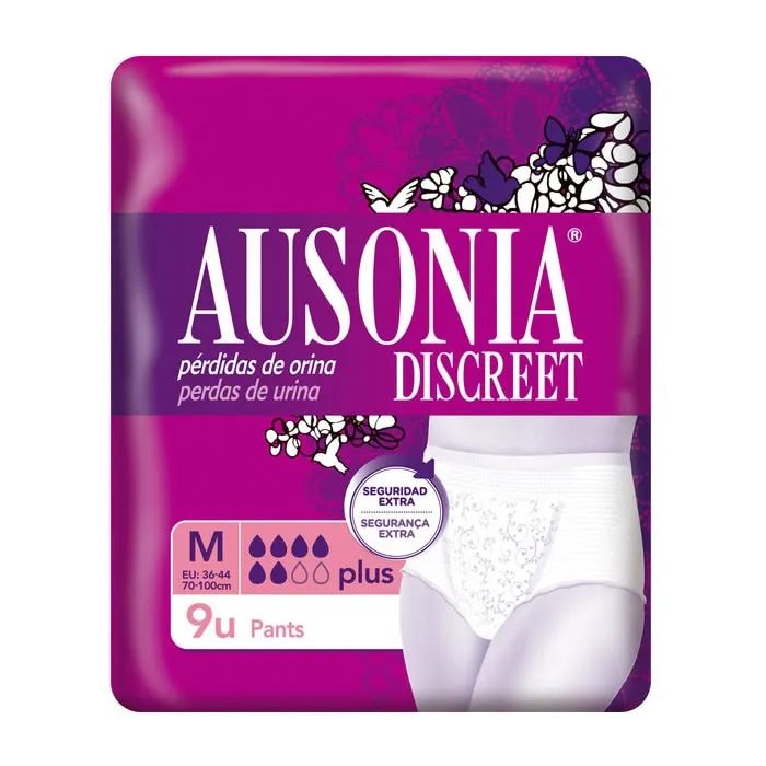 Pantaloni Ausonia Discreet M Plus 9 unità