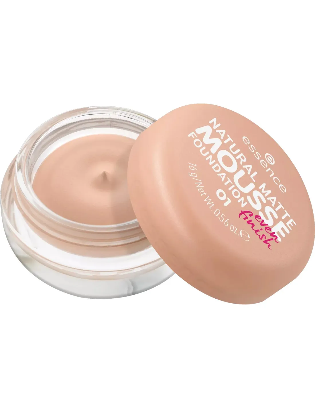 Essence Cosmetics Natural Matte Mousse Base Trucco 01 16g