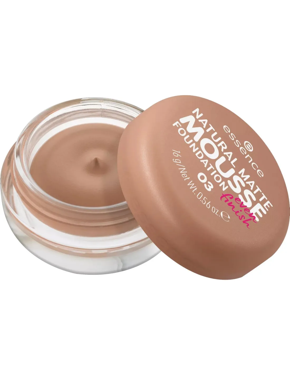 Essence Cosmetics Natural Matte Mousse Base Trucco 03 16g