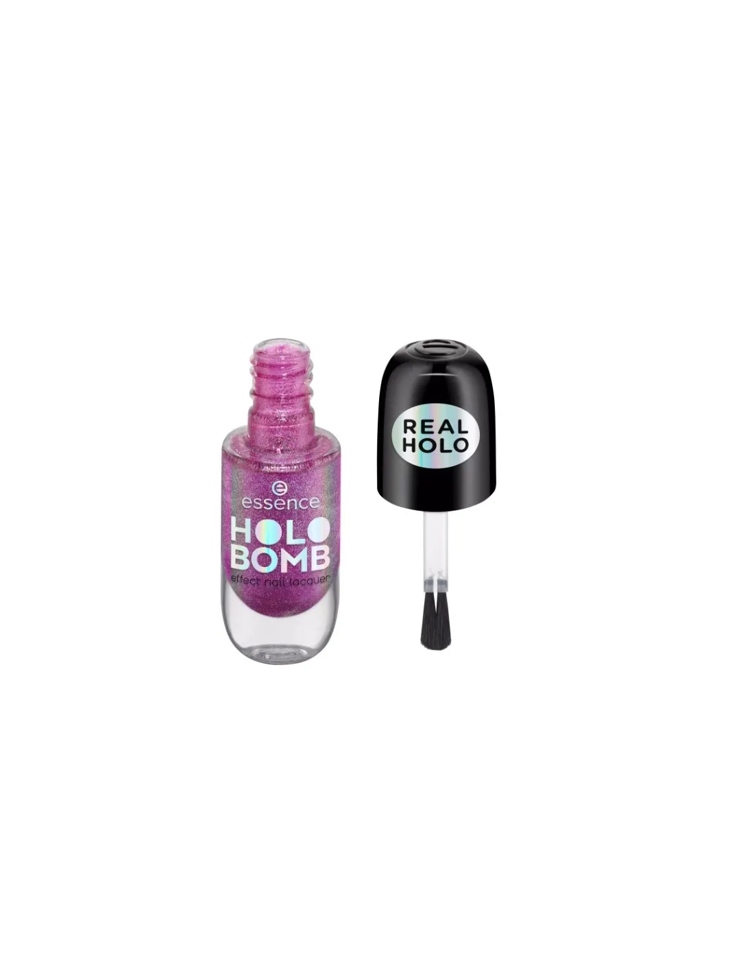 Smalto per unghie Essence Cosmetics Holo Bomb 02 – Holo Moly 8ml