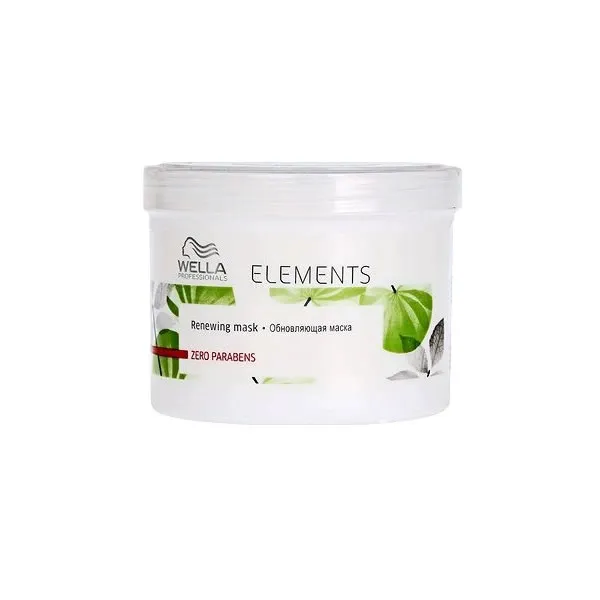 Maschera Rinnovatrice Wella Elements Senza Parabeni
