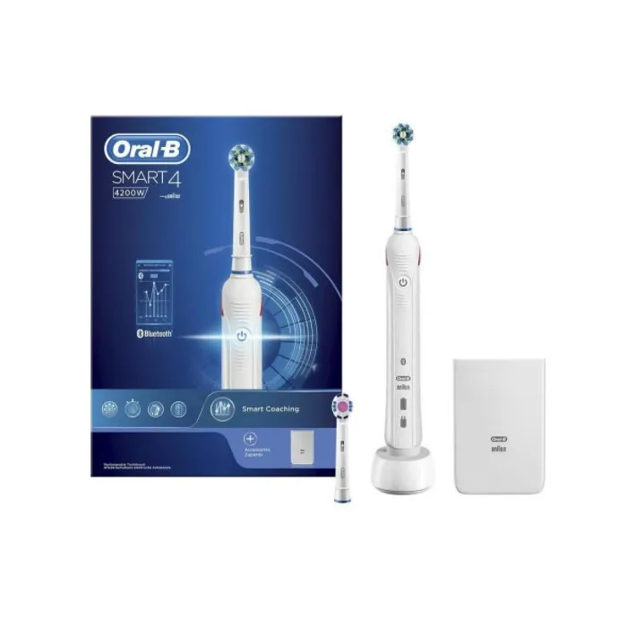 Spazzolino elettrico Oral-B Smart 4 4200w bianco