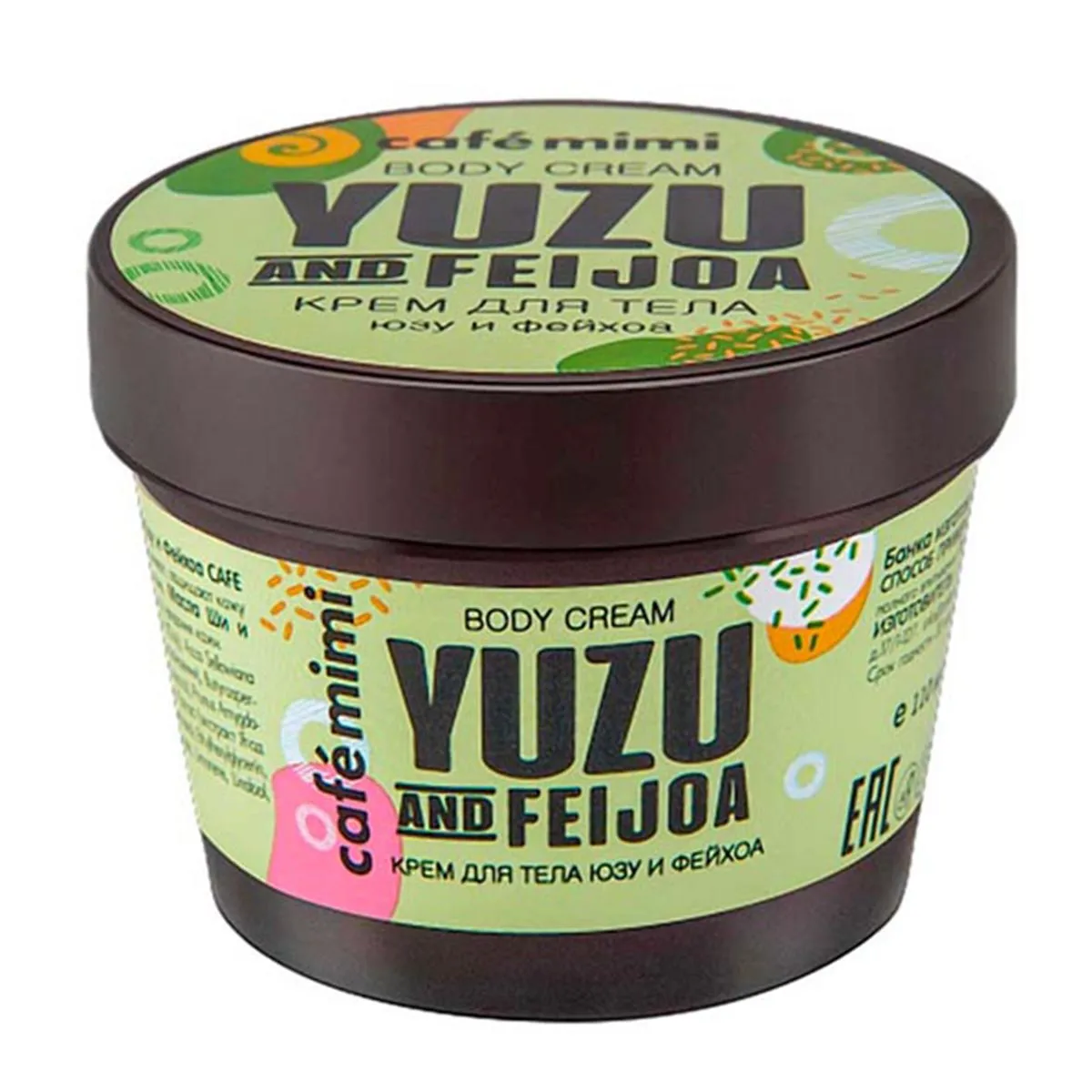 Crema corpo allo yuzu e feijoa della natura siberiana 110 ml