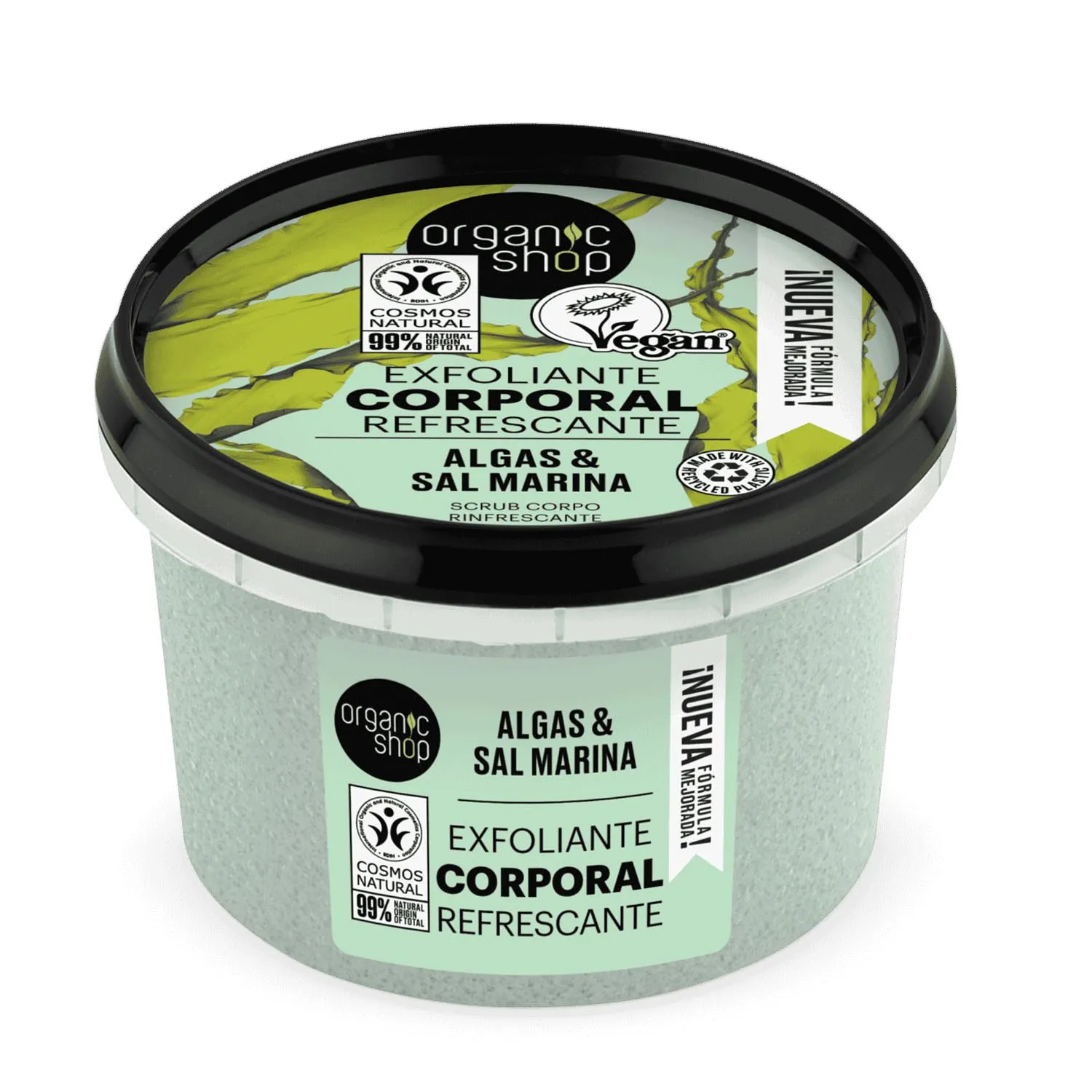 Organic Shop Scrub corpo esfoliante rinfrescante alle alghe atlantiche 1 unità