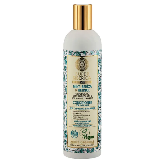 Natura Siberica Balsamo per Capelli Pulizia Profonda e Freschezza 400ml