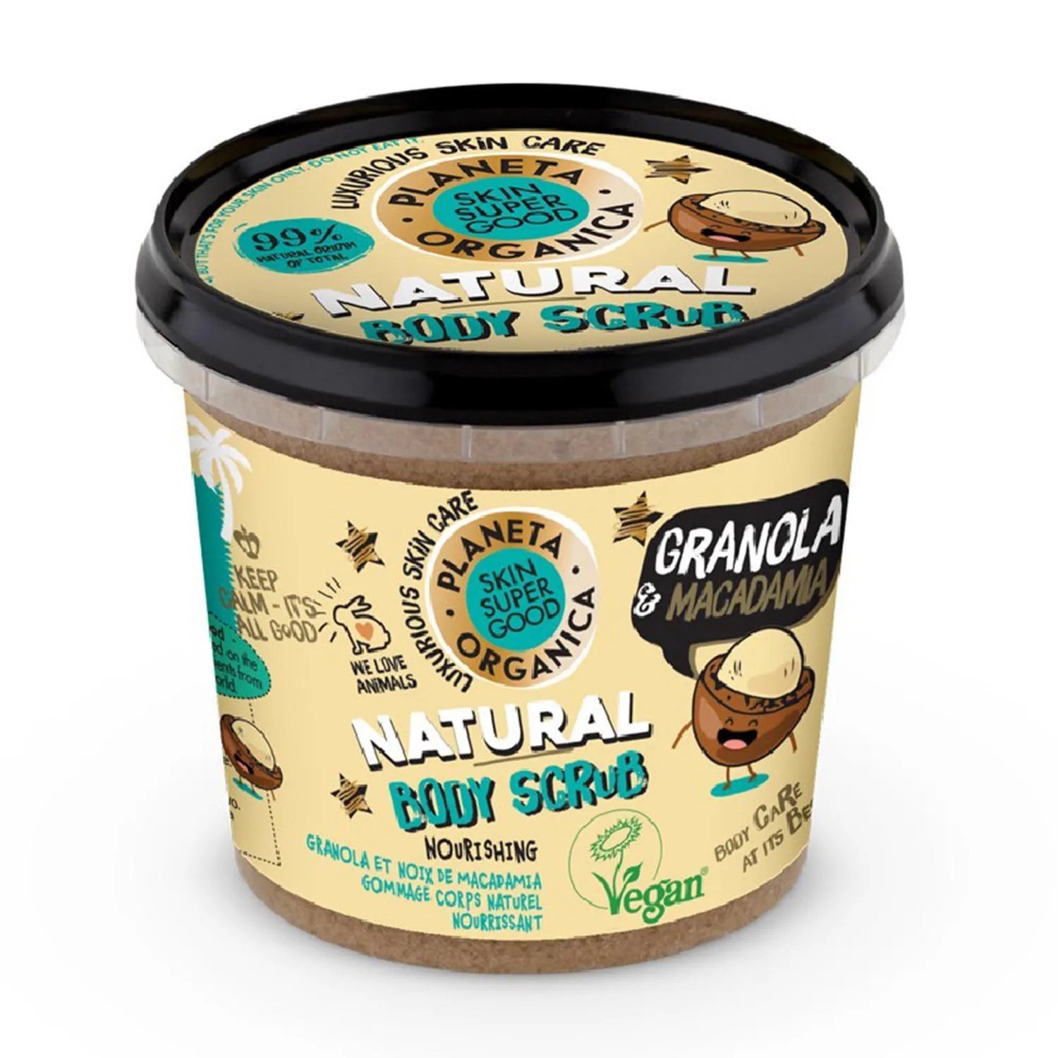 Natura Siberica Skin Super Good Crema Corpo Naturale Granola Macadamia 360ml