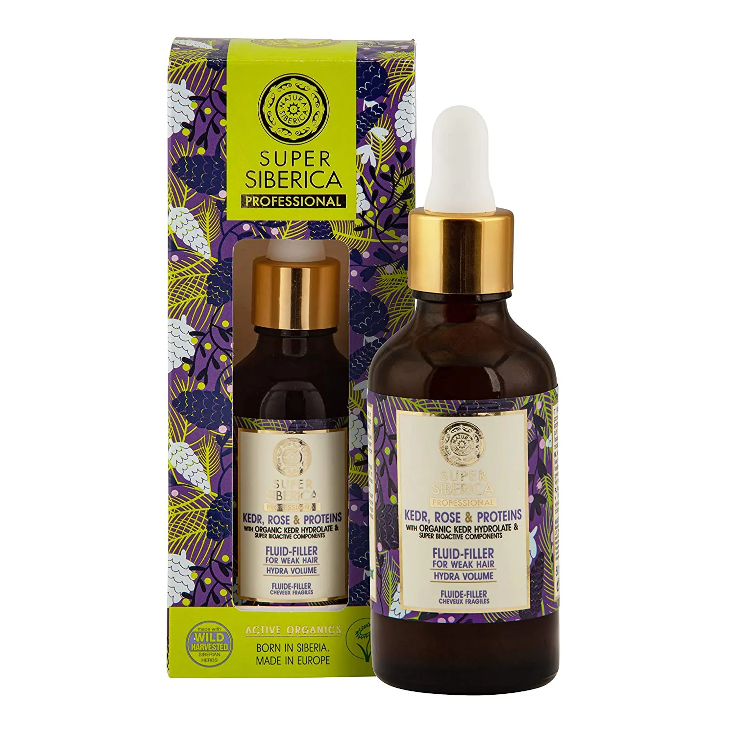 Fluido per capelli Natura Siberica Pino Rosa e Proteine ??per capelli deboli 400 ml