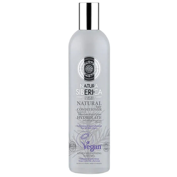 Natura Siberica Balsamo Naturale per Capelli Volume e Nutrimento 400ml