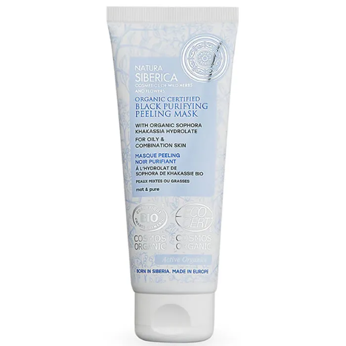 Maschera peeling purificante nera Natura Siberica 75ml
