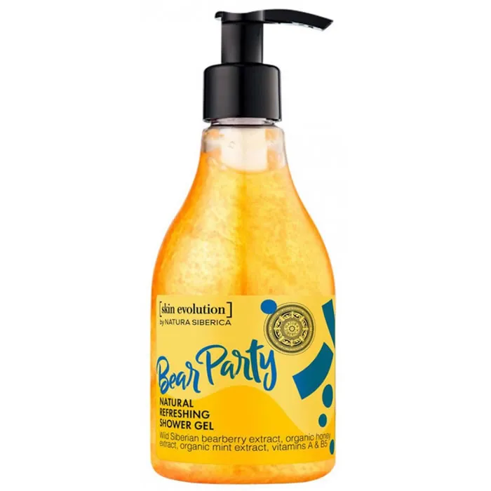 Natura Siberica Bear Party Gel Doccia Naturale Rinfrescante 260ml