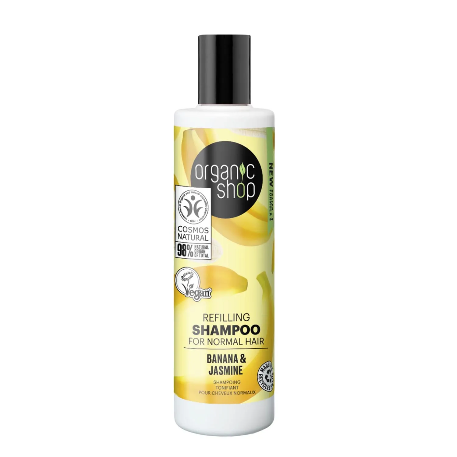 Organic Shop Banana Refill Champu Cabello Normal 280ml