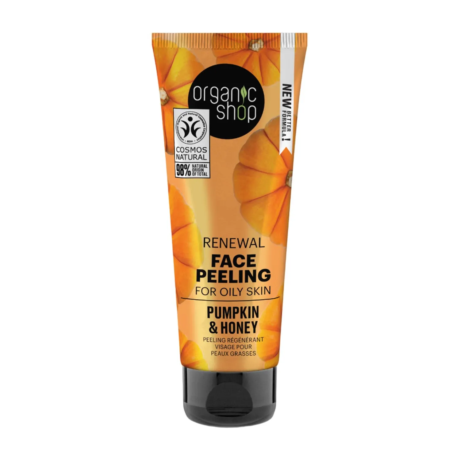 Peeling viso alla zucca per pelli grasse Organic Shop 75 ml