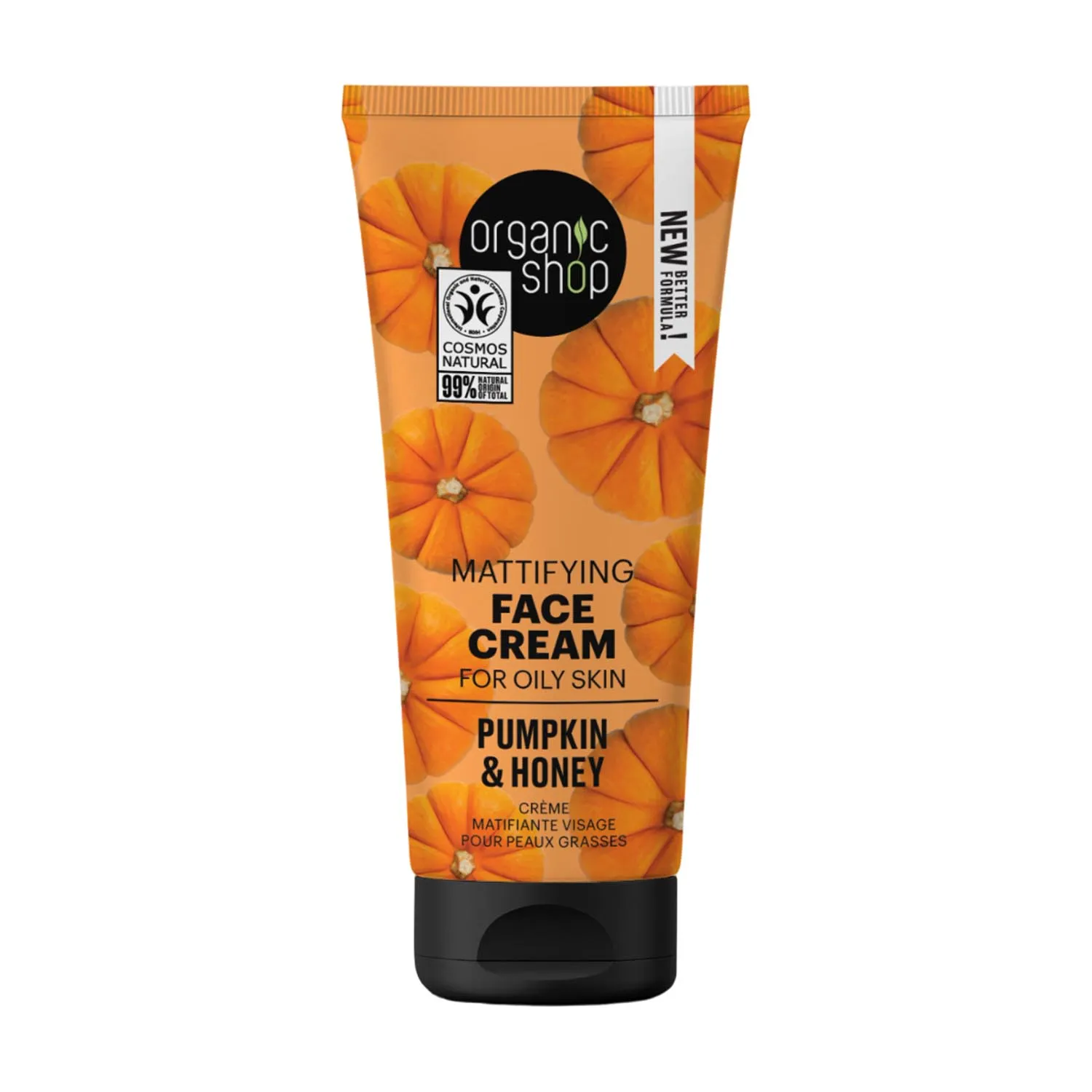 Organic Shop Crema Viso alla Zucca Piel Grasa 50 ml