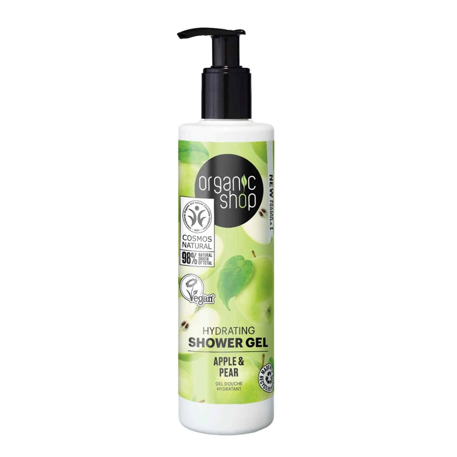 Gel da bagno idratante alla mela Organic Shop 280 ml