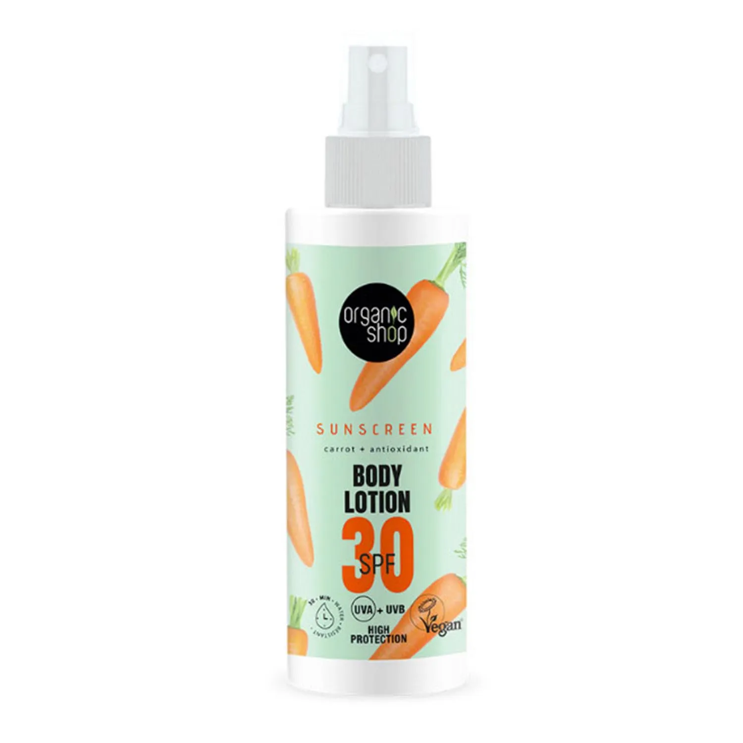 Organic Shop Carrot Location Corporal Spf30 150ml