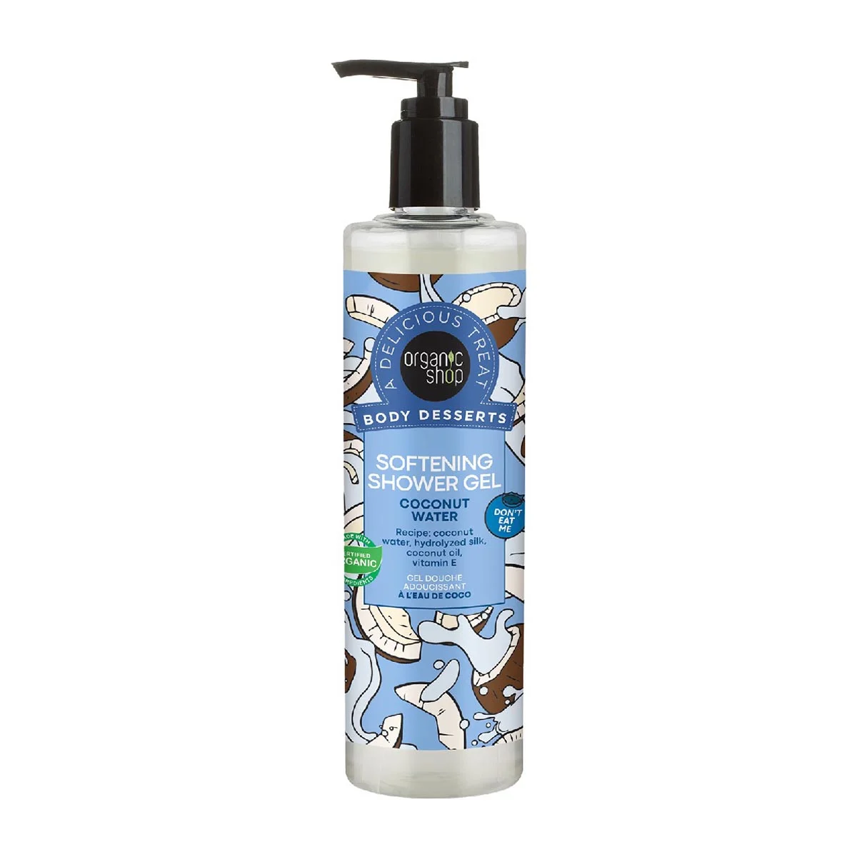 Gel De Baño all’acqua di cocco Organic Shop Body Desserts 280ml