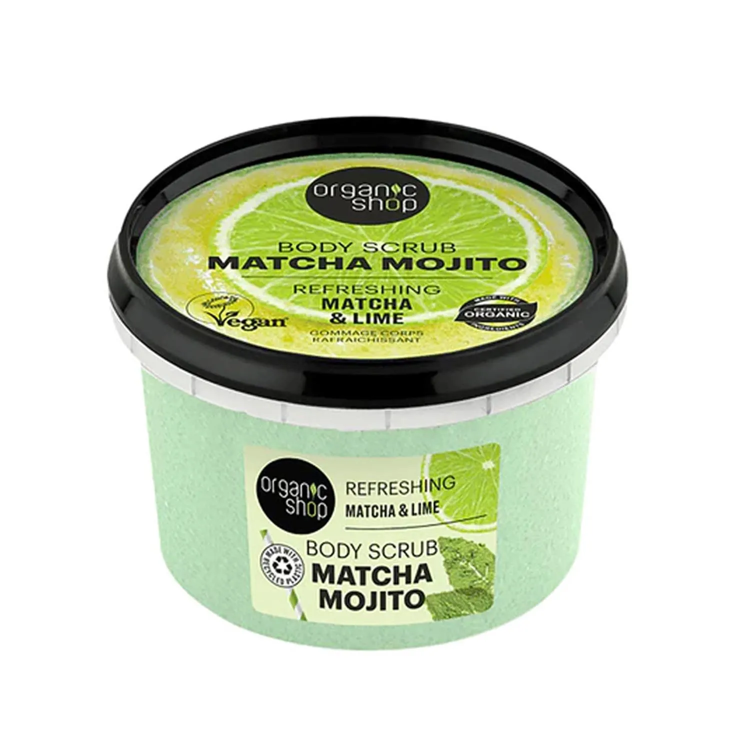 Organic Shop Esfoliante Corporale Rinfrescante Matcha Mojito 450ml