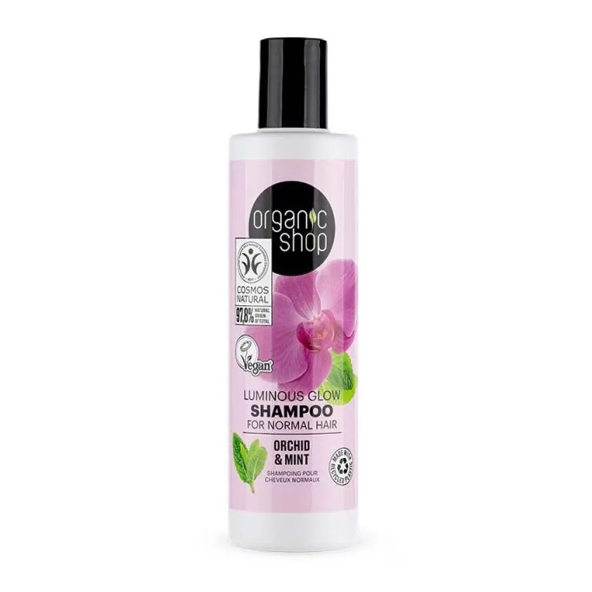 Organic Shop Natura Siberica Shampoo Orchidea e Menta per Capelli Normali 280ml