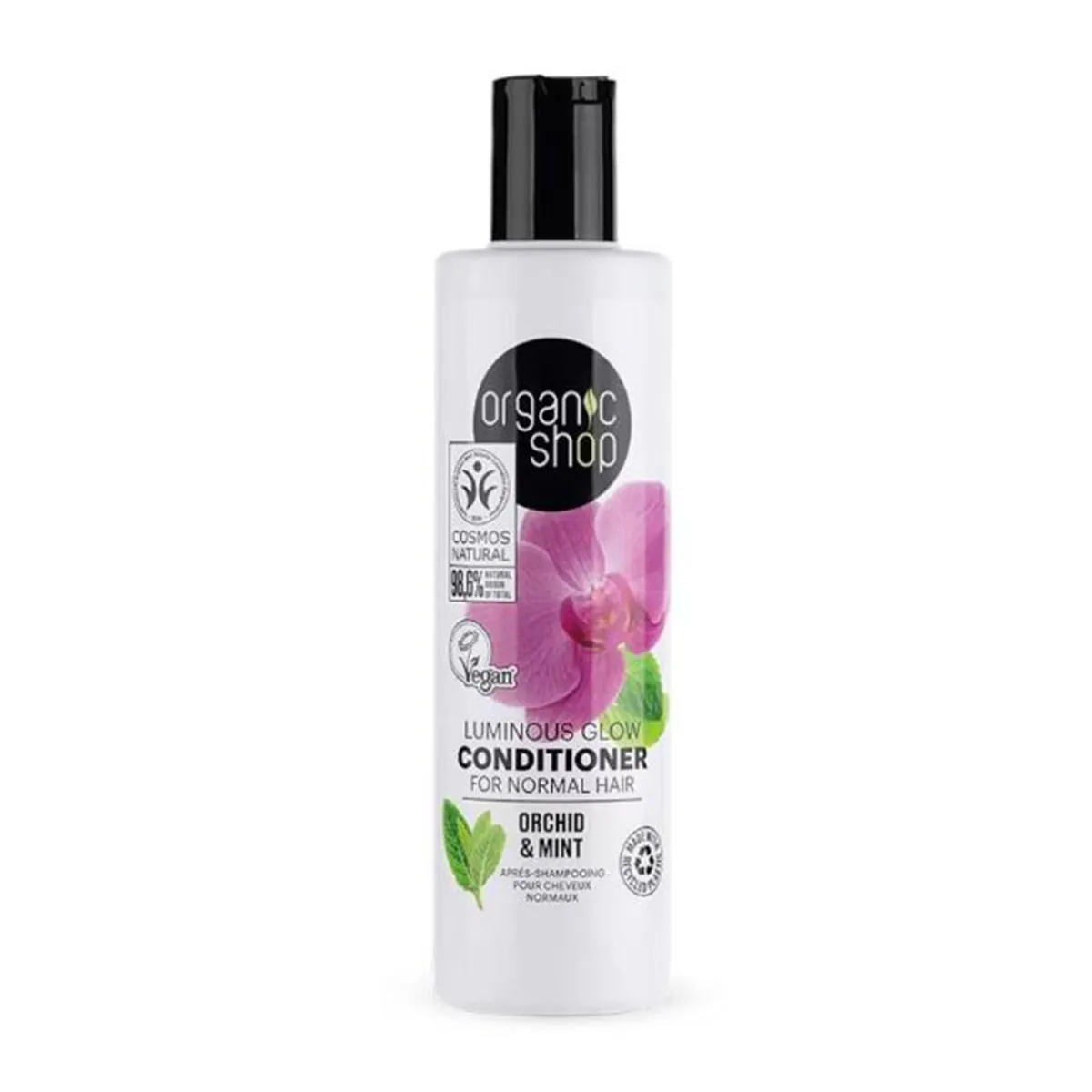 Organic Shop Natura Siberica Balsamo Orchidea e Menta per Capelli Normali 280ml