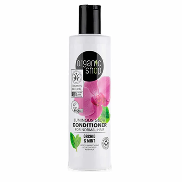 Organic Shop Luminous Glow Conditioner Orchid & Mint Normal Hair 280ml Organic Shop Luminous Glow Conditioner Orchid & Mint Normal Hair 280ml