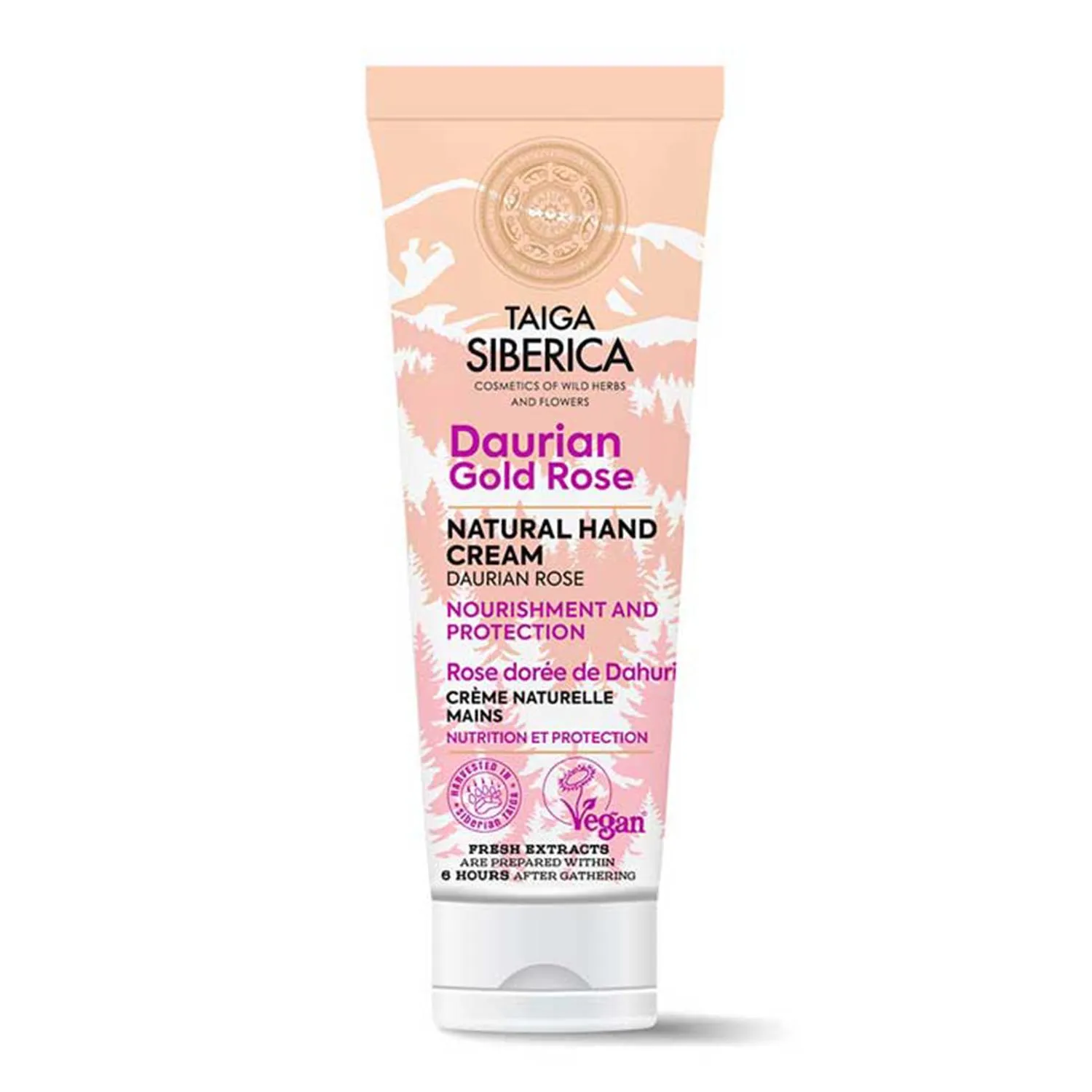 Natura Siberica Taiga Cream De Manos Daurian Gold Rose Natural 1un