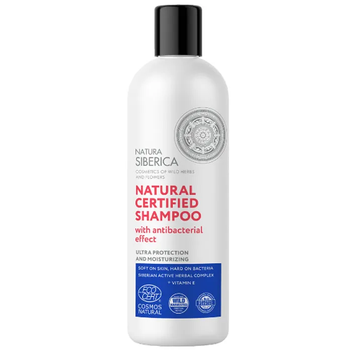 Shampoo Naturale Certificato Natura Siberica Con Effetto Antibatterico 400ml