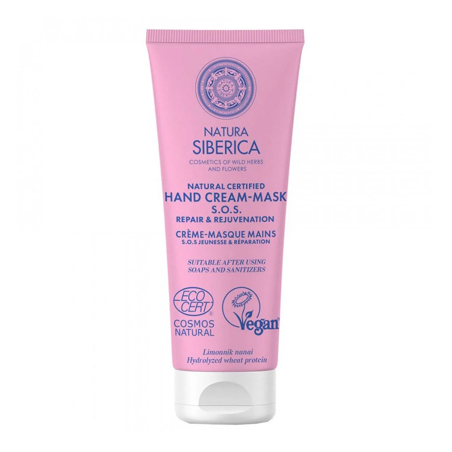 Natura Siberica SOS Crema Mani Riparatrice Ringiovanente 75ml