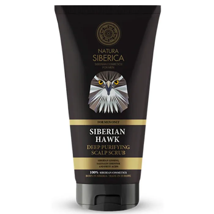 Natura Siberica Siberian Hawk Scrub purificante profondo per il cuoio capelluto 150 ml