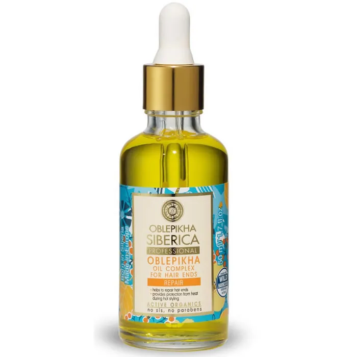 Natura Siberica Oblepikha Oil Complex per le punte dei capelli 50 ml