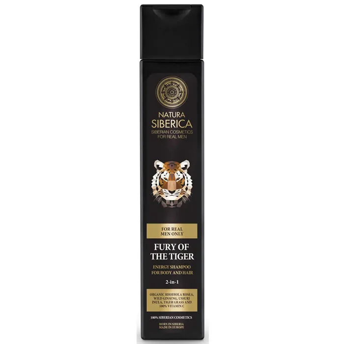 Natura Fury Of The Tiger Shampoo Energetico per Corpo e Capelli 2 in 1 250ml
