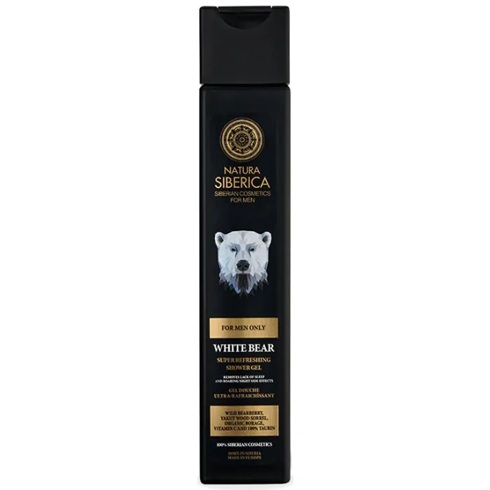 Natura Siberica White Bear Gel Doccia Super Rinfrescante 250ml