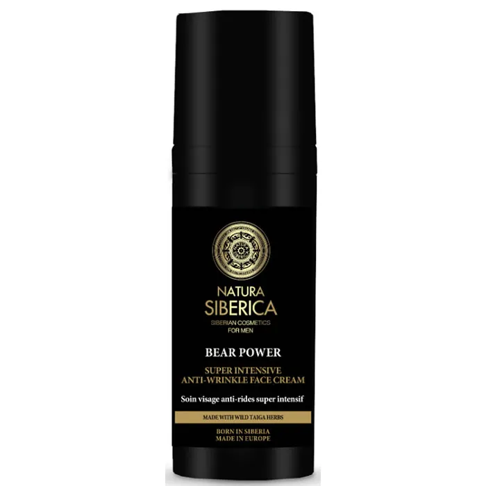 Natura Siberica Bear Power Crema Viso Antirughe Super Intensiva 50 ml