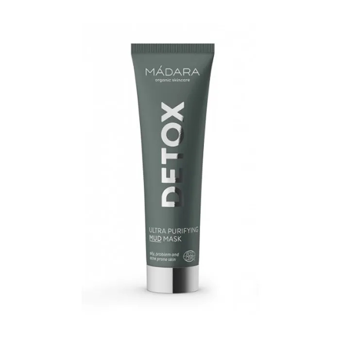Maschera di fango ultra purificante Mádara Detox 60 ml