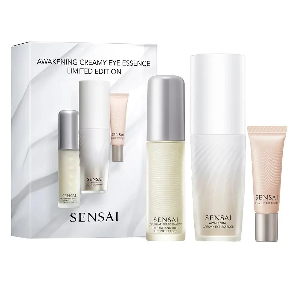 Sensai Awakening Creamy Eye Essence 20ml Throat and Bust 19ml Total Lip 5ml Sensai Awakening Creamy Eye Essence 20ml Throat and Bust 19ml Total Lip 5ml