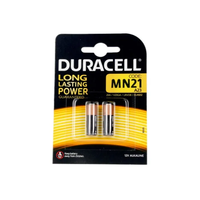Batterie alcaline Duracell Long Lasting Power MN21B2 12v 2 unità