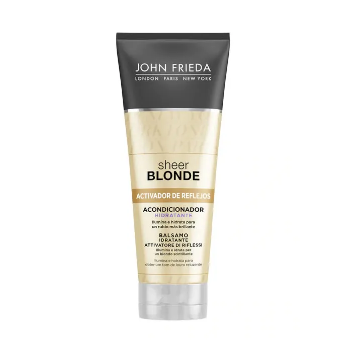 John Frieda Sheer Blonde Highlight Activating Brightening Conditioner per biondi più chiari 250 ml