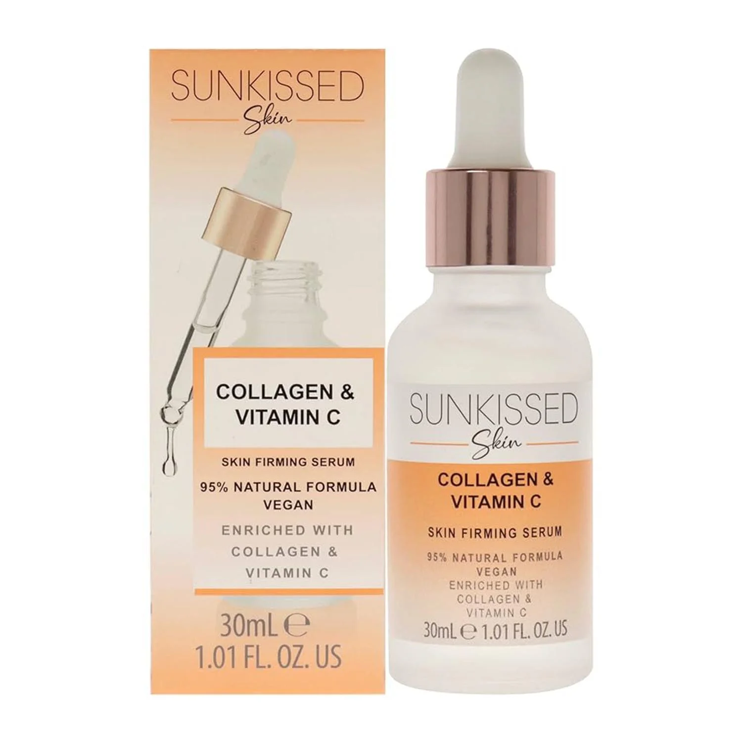 Siero rassodante per la pelle Sunkissed Collagen e Vitamina C 30 ml