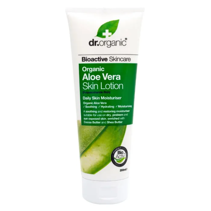 Lozione per la pelle all’aloe vera Dr Organic 200 ml
