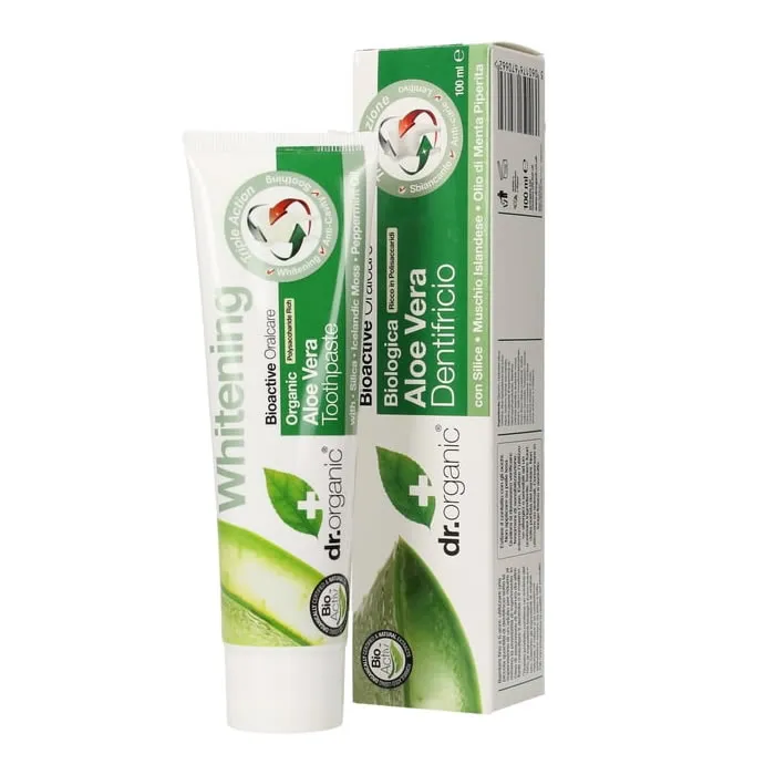 Dentifricio Dr Organic Aloe Vera 100 ml