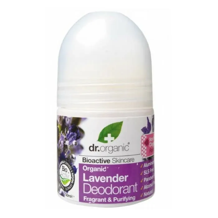 Dr Organic Deodorante Roll On alla Lavanda 50 ml