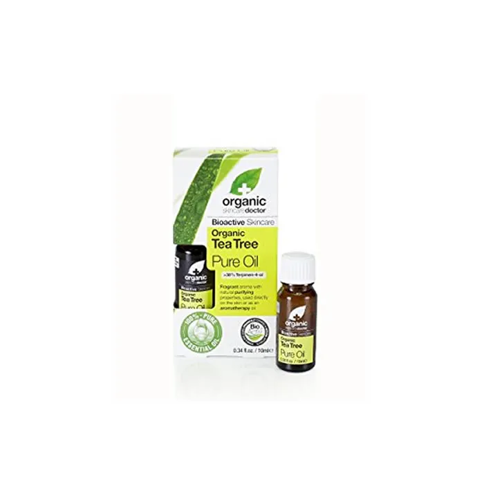 Olio puro di tea tree Dr Organic 10 ml