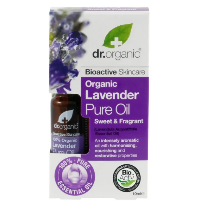 Olio puro di lavanda Dr Organic 10 ml