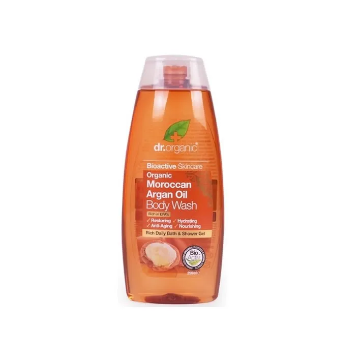 Dr Organic Moroccan Argan Oil Bagno e Doccia Gel 250ml