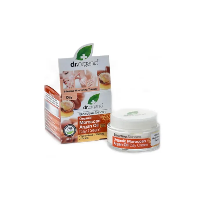 Crema da giorno all’olio di argan marocchino Dr Organic 50 ml