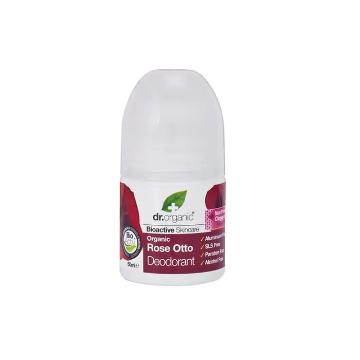 Dr Organic Rose Otto Deodorante Roll On 50 ml