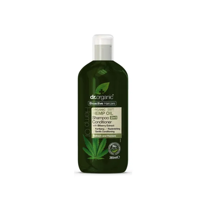 Dr. Organic Hemp Oil Shampoo e Balsamo 2 in 1 265 ml