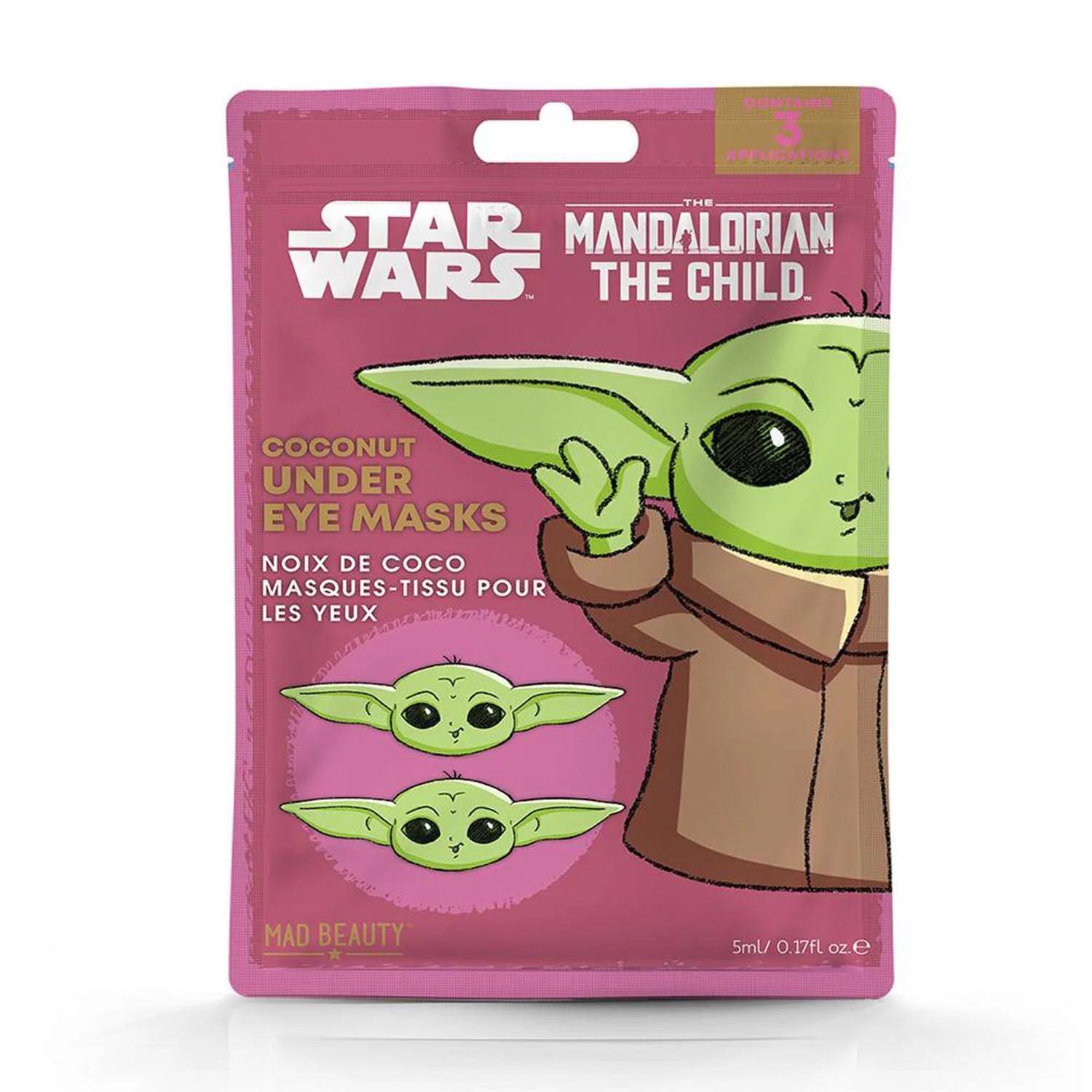 The Mandalorian The Child Coconut Mascarillas Para Ojos 1un