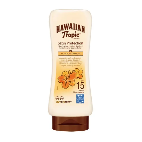 Hawaiian Tropic Satin Protection Ultra Radiance Sun Lotion SPF15 180ml